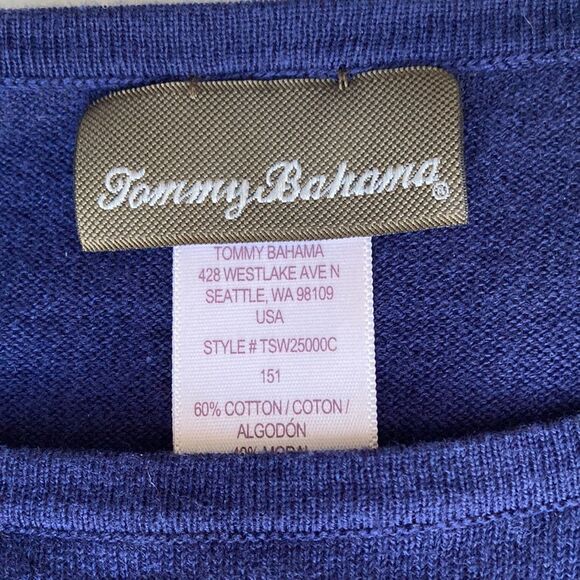 EUC Tommy Bahama Striped Long Line Tunic Size S/P - Picture 4 of 7